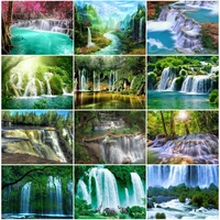 royal secret 5d diamond painting landscape diamond embroidery full round picture of rhinestones full square waterfall home decor