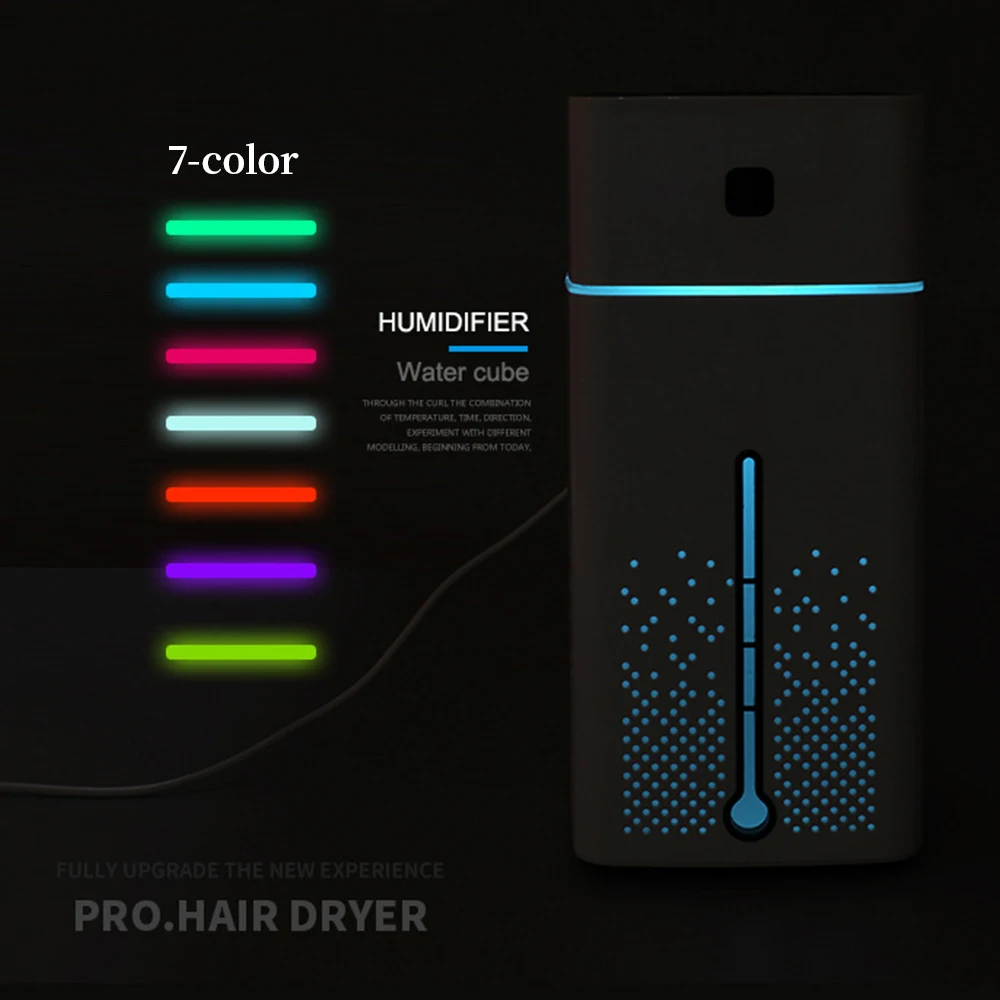

1000ml Air Humidifier Aroma Oil Diffuser Atomizer Ultrasonic USB Humidificador Aromatherapy Purifier Large Capacity Mist Maker
