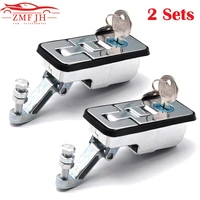 2 sets car lock recessed mounted compression latch key for boat yacht rv camper trailer motorhome cabinet tool box