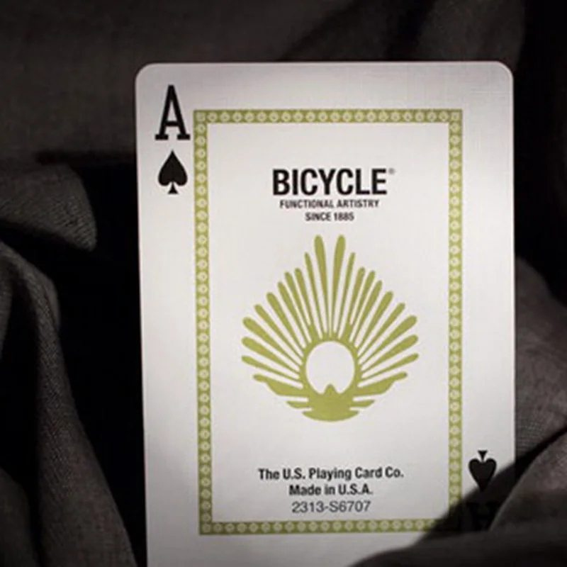 Лиловые/зеленые игральные карты павлина 88*63 мм бумажные волшебная карточка для