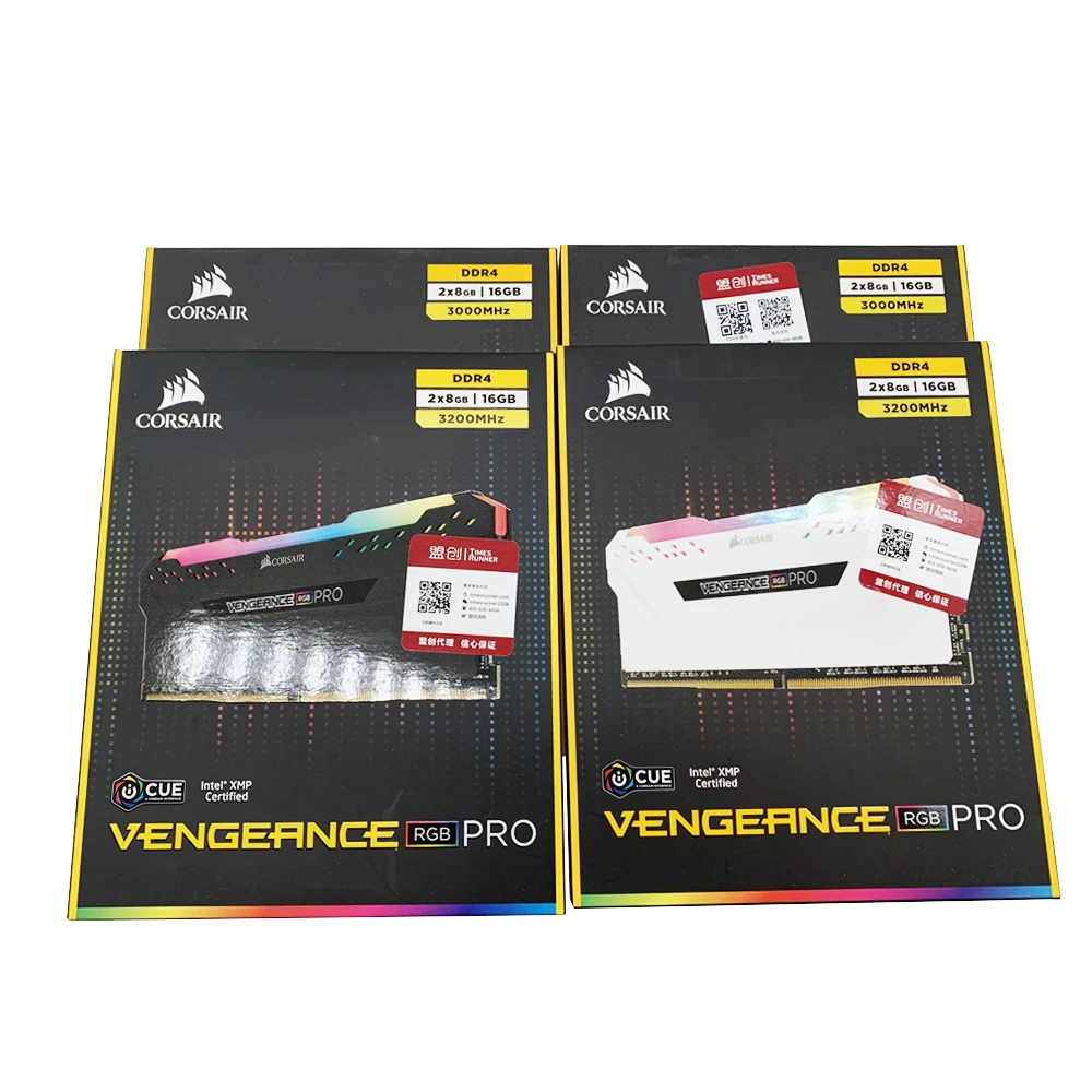 CORSAIR RGB PRO 16GB(8GBX2pcs) 64GB(16GBX4pcs) в одной коробке двухканальная DDR4 3200 MHZ Память с
