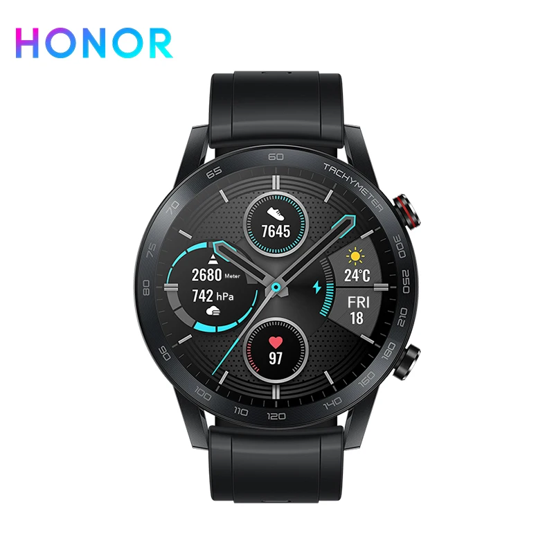 HONOR Magic часы 2 Smartwatch GPS трекер 14 дней с функцией звонка фитнес SpO2 монитор сердечного