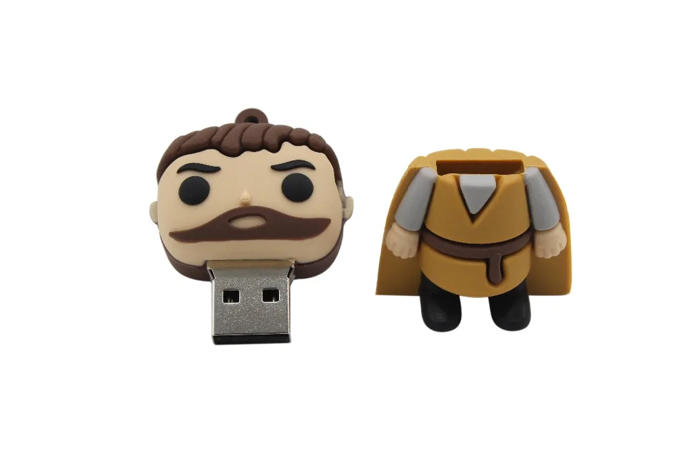 BiNFUL JASTER Cartoon USB 2.0 Right-wing Game Series Flash Drive Yaoh Danielis Tilion Jon Snow pen Drive 4GB 16GB 32GB 64GB USB