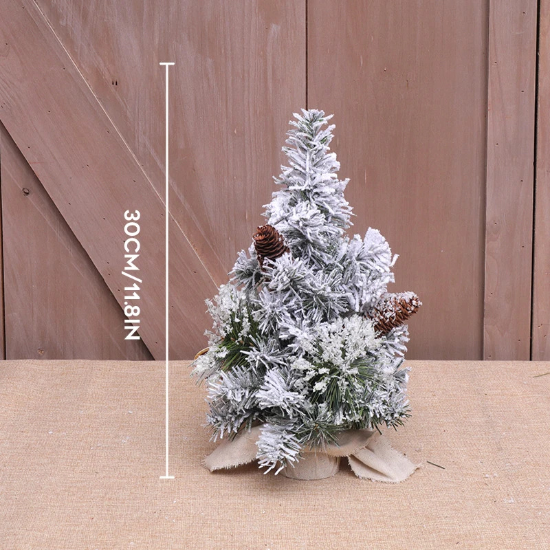 Настольные украшения для деревьев Cedars 30 см имитация снежинки и падающих снежинок