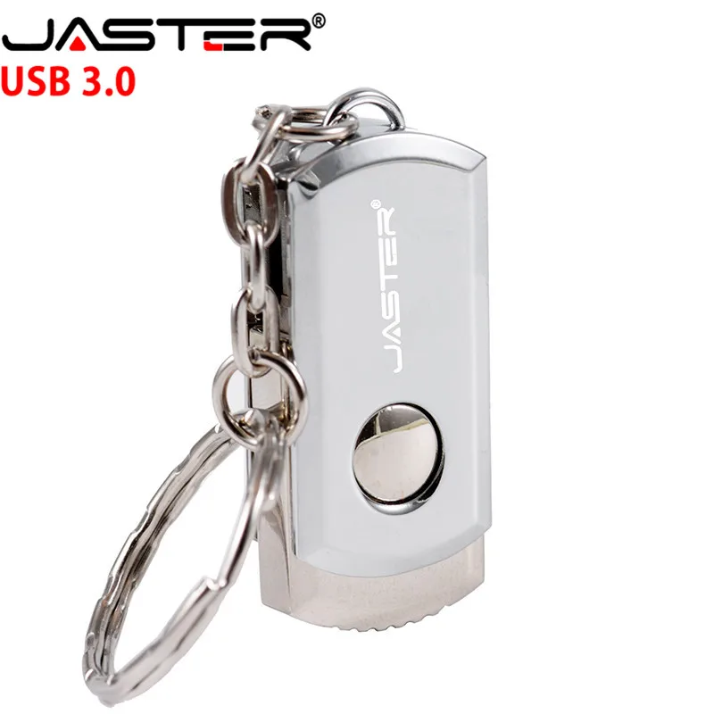 JASTER хит продаж металлический USB флеш-накопитель 3 0 брелок для ключей 128 Гб 64 ГБ 32 16 8
