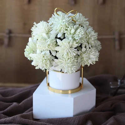 Европейский стиль искусственный набор горшков для цветов ваза сервировки стола