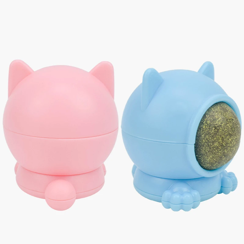 

Squeeze Squeaky Sound Cat Toys Plastic Play Balls For Catch Cats Supplies Pet Dog Cat Supplies Mint Ball Pets Dog Toys
