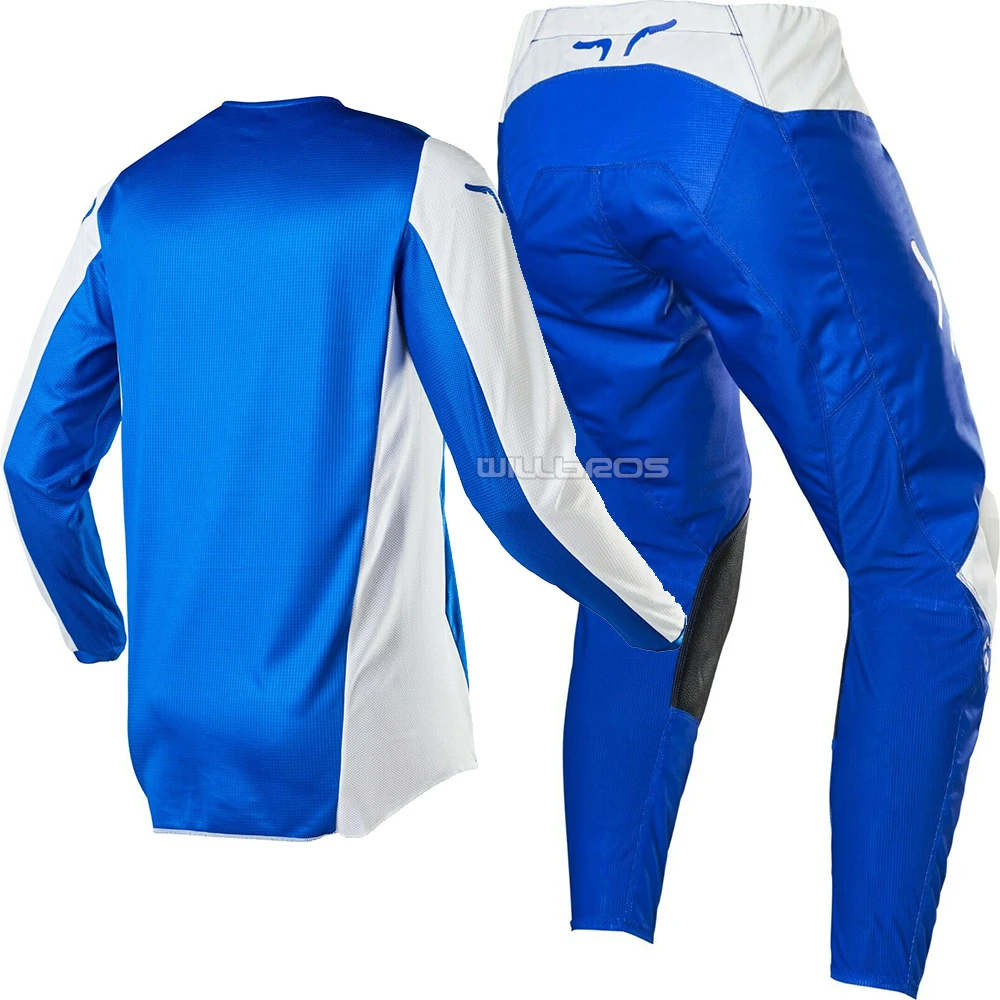 New DELICATE FOX 180 Prix Grey Jersey Pant Gear Combo for ATV DH MX Off-Road Scooter Dirt Bike Motocross Motorcycle
