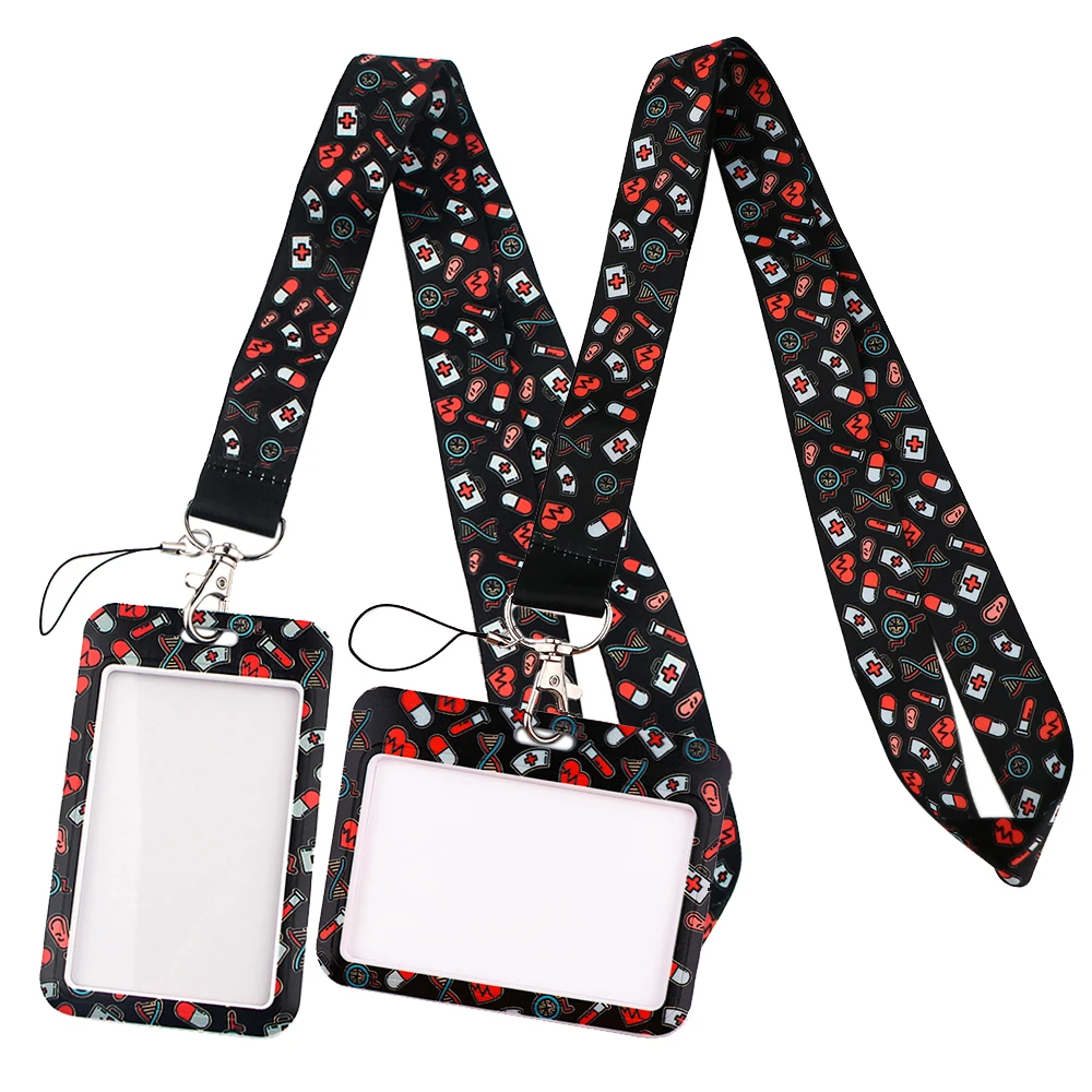 DZ1432 Новый медсестры ремешки для ключей шейный ремень идентификатор автобуса