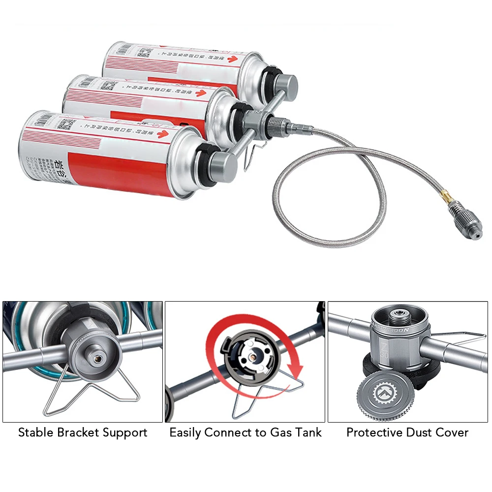 3 в 1/2 бутан факел зажигалки адаптер с стабилизирующий держатель газовый картридж