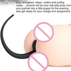 Силиконовая собачья Хвост анальные игрушки G-spot Стимулятор, анальная пробка латекс анальный эспандер Для женщин гей секс игры эротические игрушки секс-товары