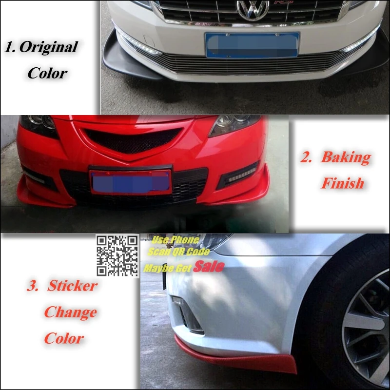 Автомобильный сплиттер диффузор бампер утка губа для Alfa Romeo GTV / Spider AR тюнинг