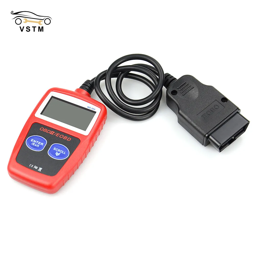 MS309 OBD2 сканер многоязычный Автомобильный диагностический инструмент для