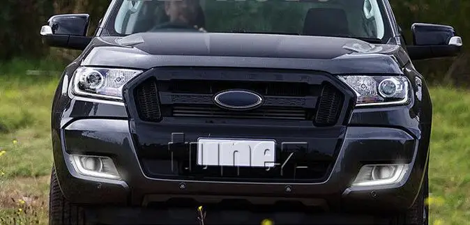 2 шт. Светодиодный дневной светильник для Ford Ranger 2015 2016 2017 2018 включение желтый