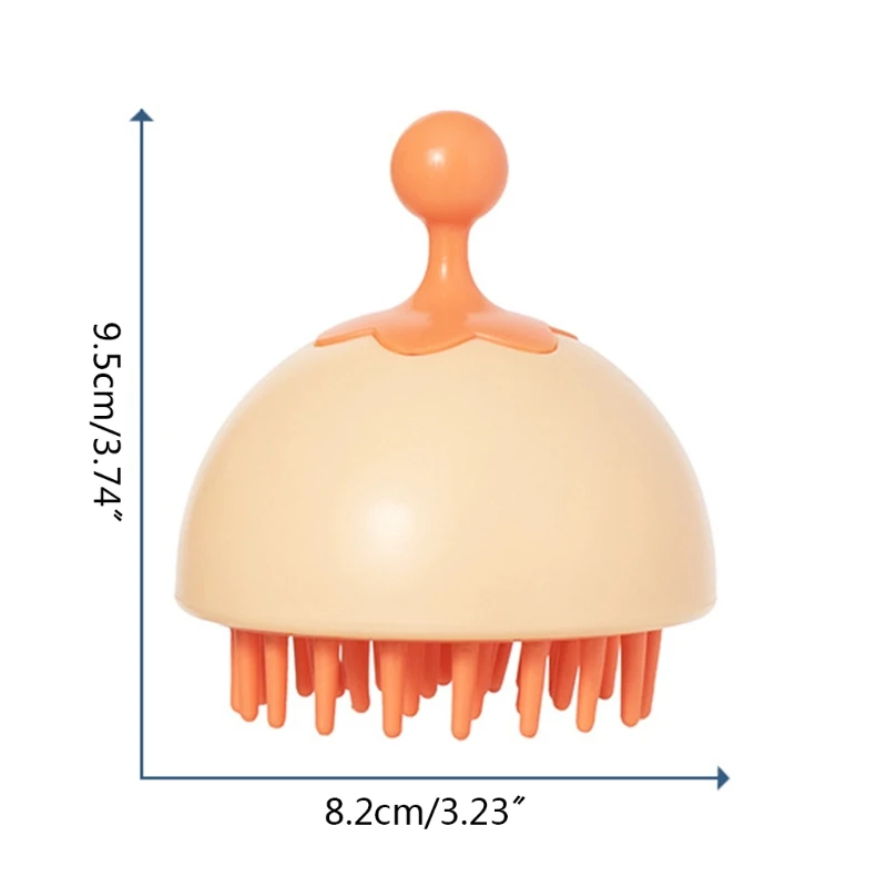 

X7AB Silicone Hair Scalp Massager Shampoo Brush Handheld Airbag Comb Manual Shower Scrubber Exfoliator Bath Spa Washing Tool