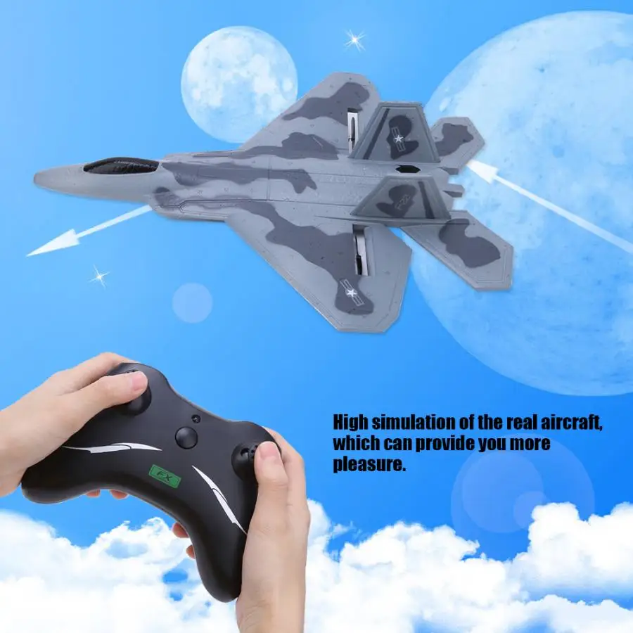 FX 822 F22 2 4 ГГц 290 мм размах крыльев EPP RC Fighter Done Battleplane RTF пульт дистанционного
