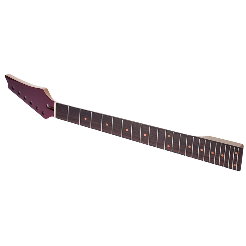 24 Frets New Replacement Maple Neck Rosewood Fretboard Fingerboard for Electric Guitar Red | Спорт и развлечения
