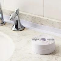 BATHROOM Kitchen Shower Waterproof Mould Proof Tape Sink Bath Sealing Strip Tape Self Adhesive Waterproof Adhesive White  Tape