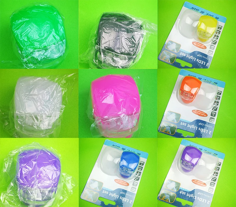 MTB Road Sepeda Lampu Sepeda Silikon Lampu Bersepeda Aksesoris Dekorasi LED Senter Tidak/Belakang Lampu Tahan Air Multicolor