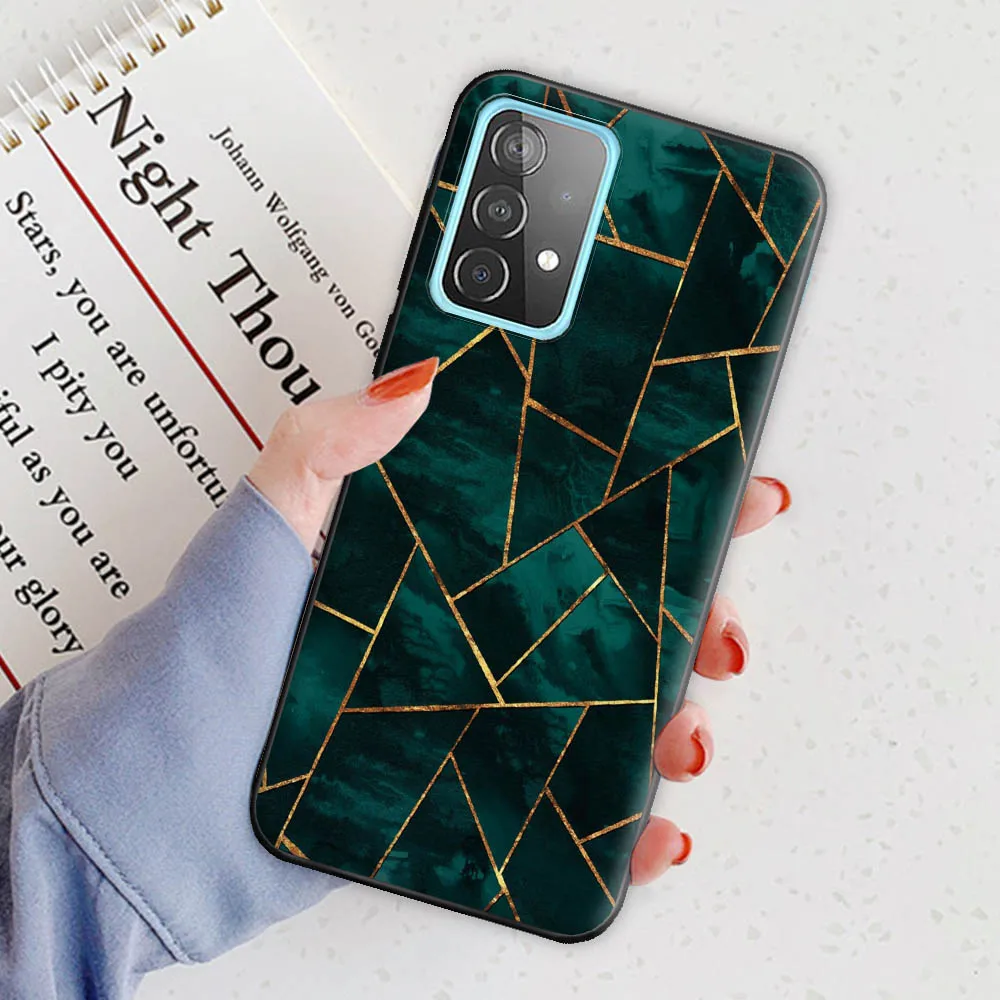 Для Samsung Galaxy A52 5G чехол SM-A526B 4G SM-A525F Мягкий силиконовый для задней крышки телефона