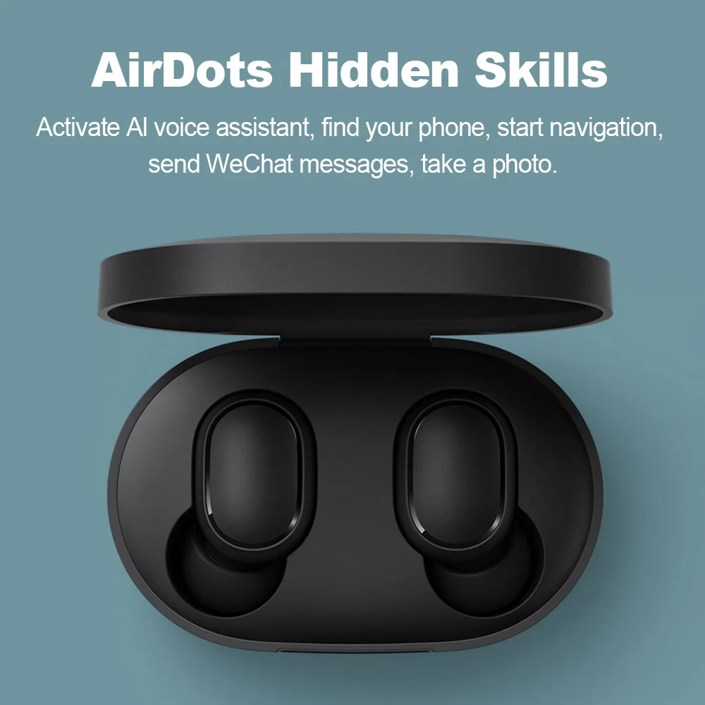 Xiaomi Redmi Airdots основные Bluetooth наушники BT5.0 вкладыши TWS True Wireless стерео с