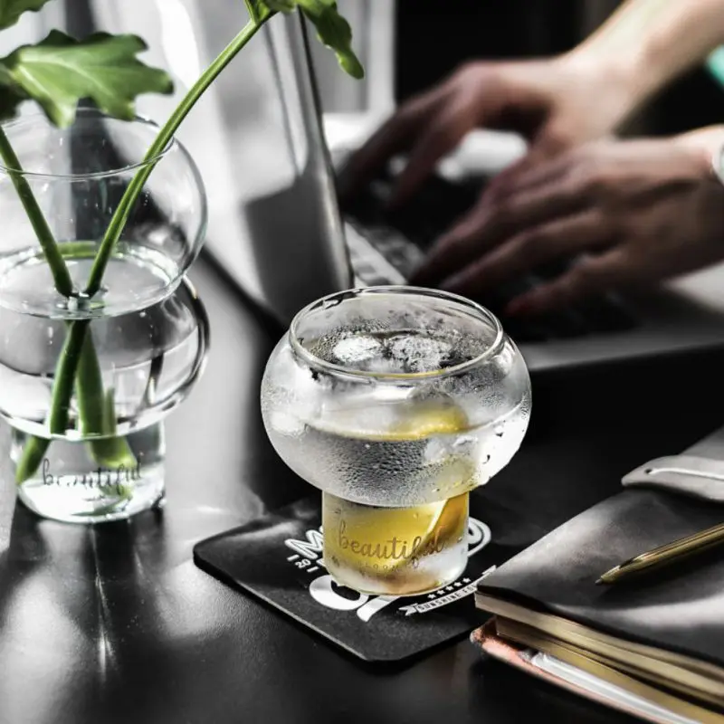 

ZL 300ml/520ml Cocktail Creative Wine Whiskey Heat Resistant Glass Cup