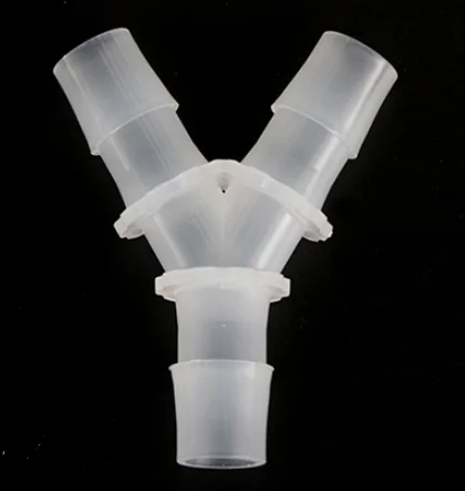 

10pcs ID 2.4~15.8mm Y Type Tee Splitter Water Connector Joint Adapter Pipe Tube Hose Garden Lawn Irrigation System Parts 3-way