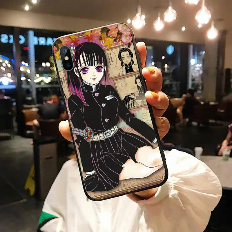 

Demon Slayer Comic Postcard anime Phone Case for iPhone 11 12 mini pro XS MAX 8 7 6 6S Plus X 5S SE 2020 XR shell