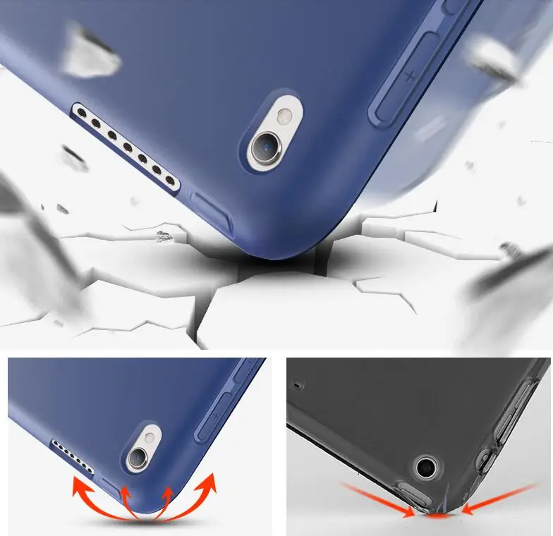 Новый чехол 9 7 дюйма 2/1 10 5 для iPad Air 3/дюйма Pro 11 искусственная кожа/мягкий телефона
