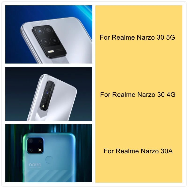 gradient tempered glass case for oppo realme narzo 30 5g case silicone frame hard glass back phone cover for realme 9i 8 8i pro free global shipping