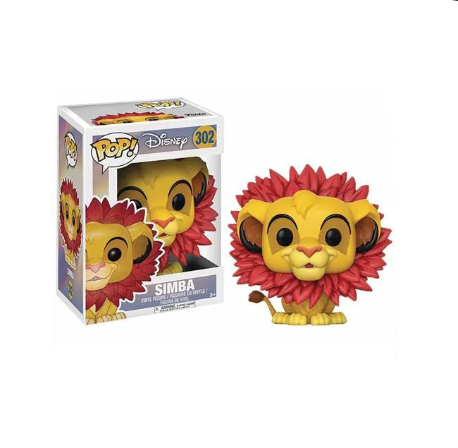 Экшн фигурка FUNKO POP из мультфильма Король Лев Симба № 302 ПВХ Сборная модель