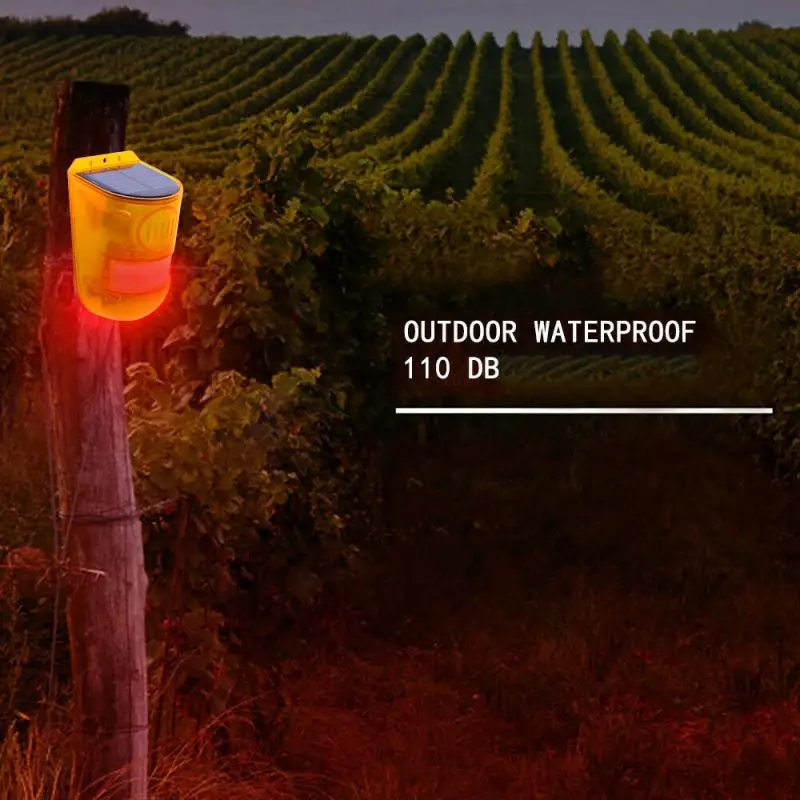 2021 New Wireless Outdoor Solar Siren Light Flash Strobe Waterproof IP65 Alarm For Home Security Burglar WiFi System | Безопасность и