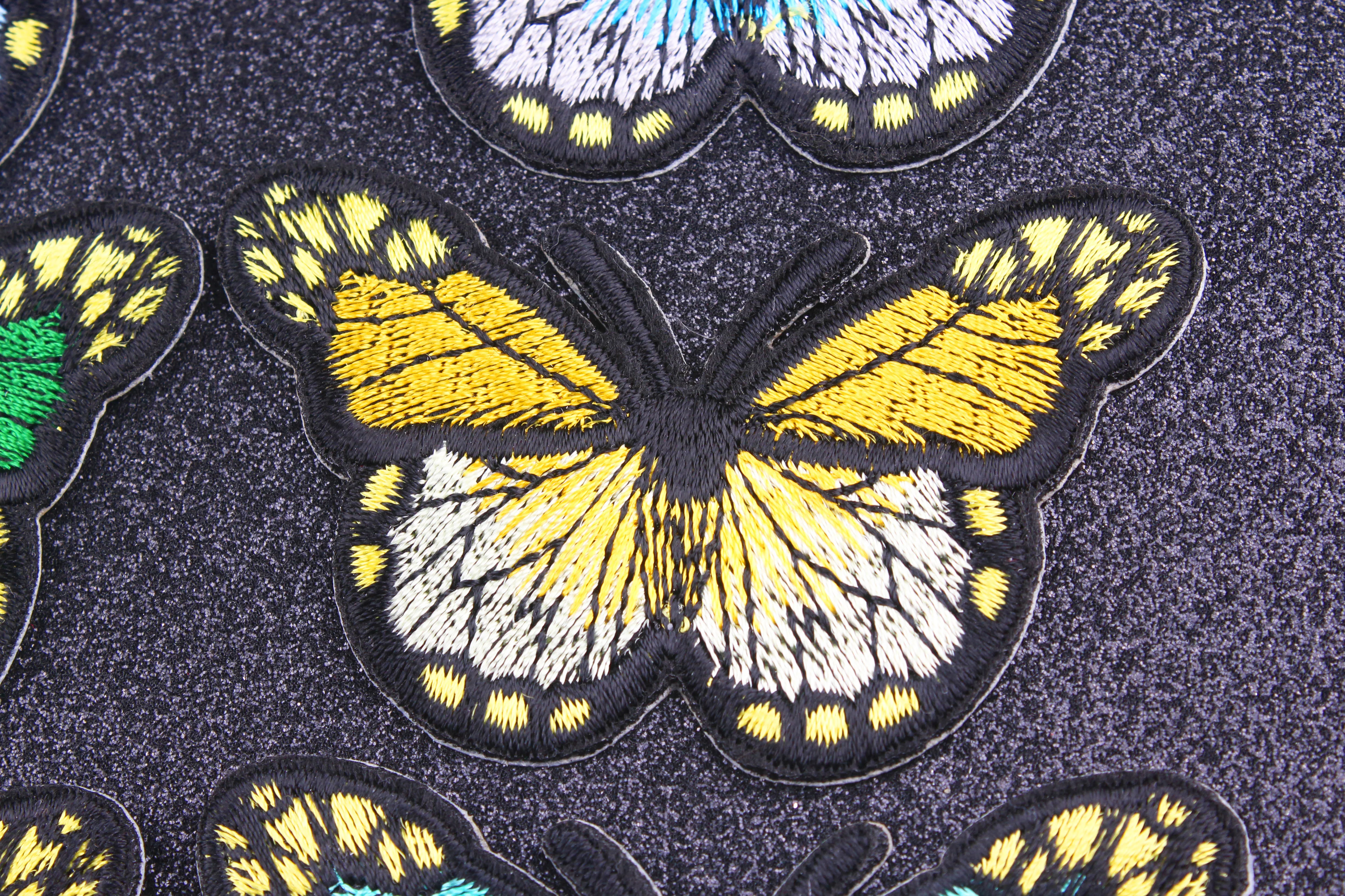 Нашивки с бабочками качественные художественные наклейки для девочек милые