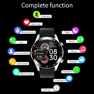 Фитнес-трекер с пульсометром, водонепроницаемые умные часы для Android
