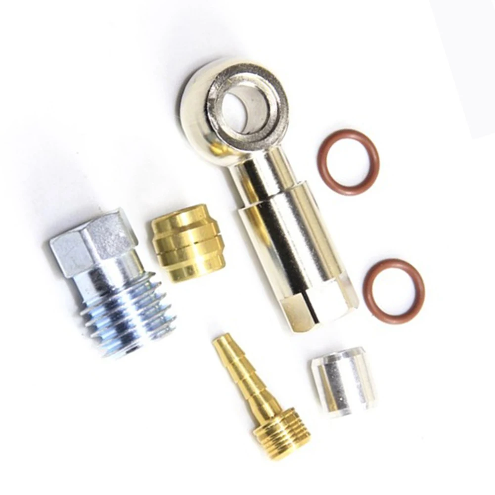 

Bike Brake Hose Connector Set For Magura MT4 MT5 MT6 MT8 Oil Brake Copper Steel Bicycle Hydraulic Brakes Hose Connector Cycling