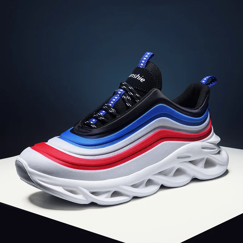 Мужские кроссовки для бега ZUFENG дышащие с амортизирующим лезвием уличная