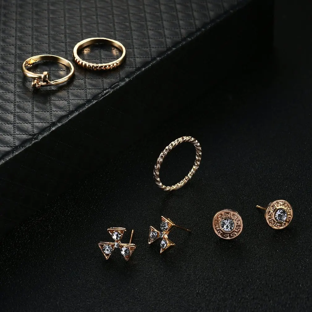 6 шт./компл. популярные серьги кольцо элегантные украшения жемчужные подарок для