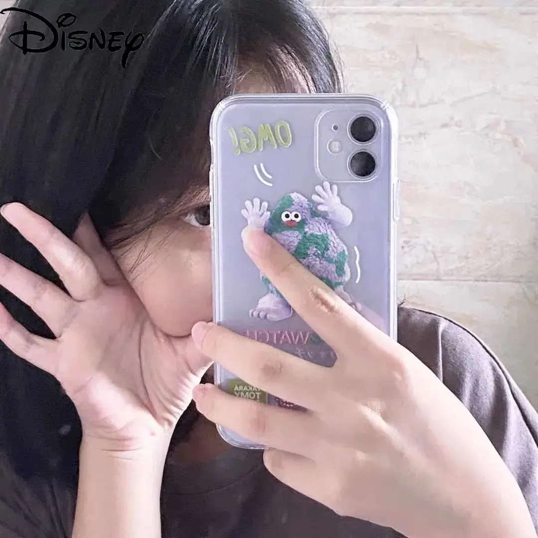 

Disney Hair Monster Cute Couple Phone Case for iPhone 6S/7/8P/SE/X/XR/XS/XSMAX/11/12Pro/12mini/11PROMAX/cartoon phone cover