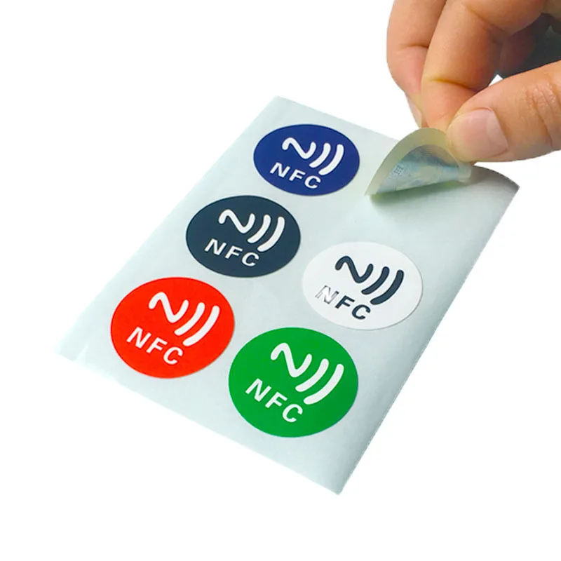Метки-наклейки NFC мини маленькая этикетка NTAG213 ISO14443A 13 56 МГц RFID-ключ карта