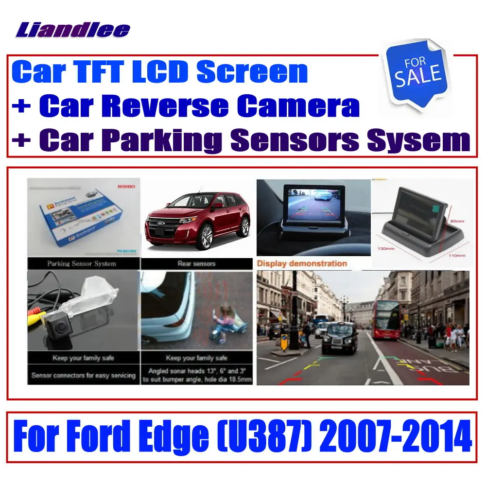 CCD камера заднего вида для Ford Edge (U387) 2007 2014 Цифровая система датчиков