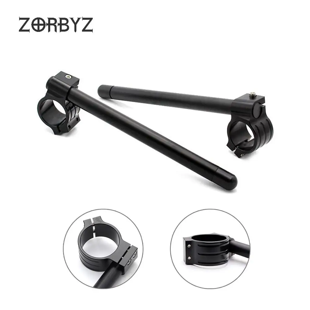 Черная Алюминиевая Зажимная клипса ZORBYZ 58 мм руль вилка трубка для Benelli Leoncino