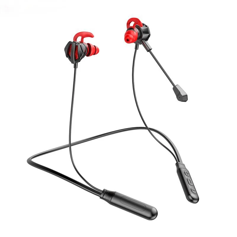 

Bluetooth 5.1 Earphones Wireless Headphones Stereo Video Gaming Headset Neckband Earphone Music Earpiece Sport for Mobile Phone