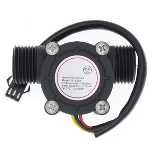 12 В датчик расхода воды DC 5-18 в расходомер Датчик Холла Датчик расхода воды датчик расхода жидкости переключатель 1-30 лмин 2,0 МПа YF-S201