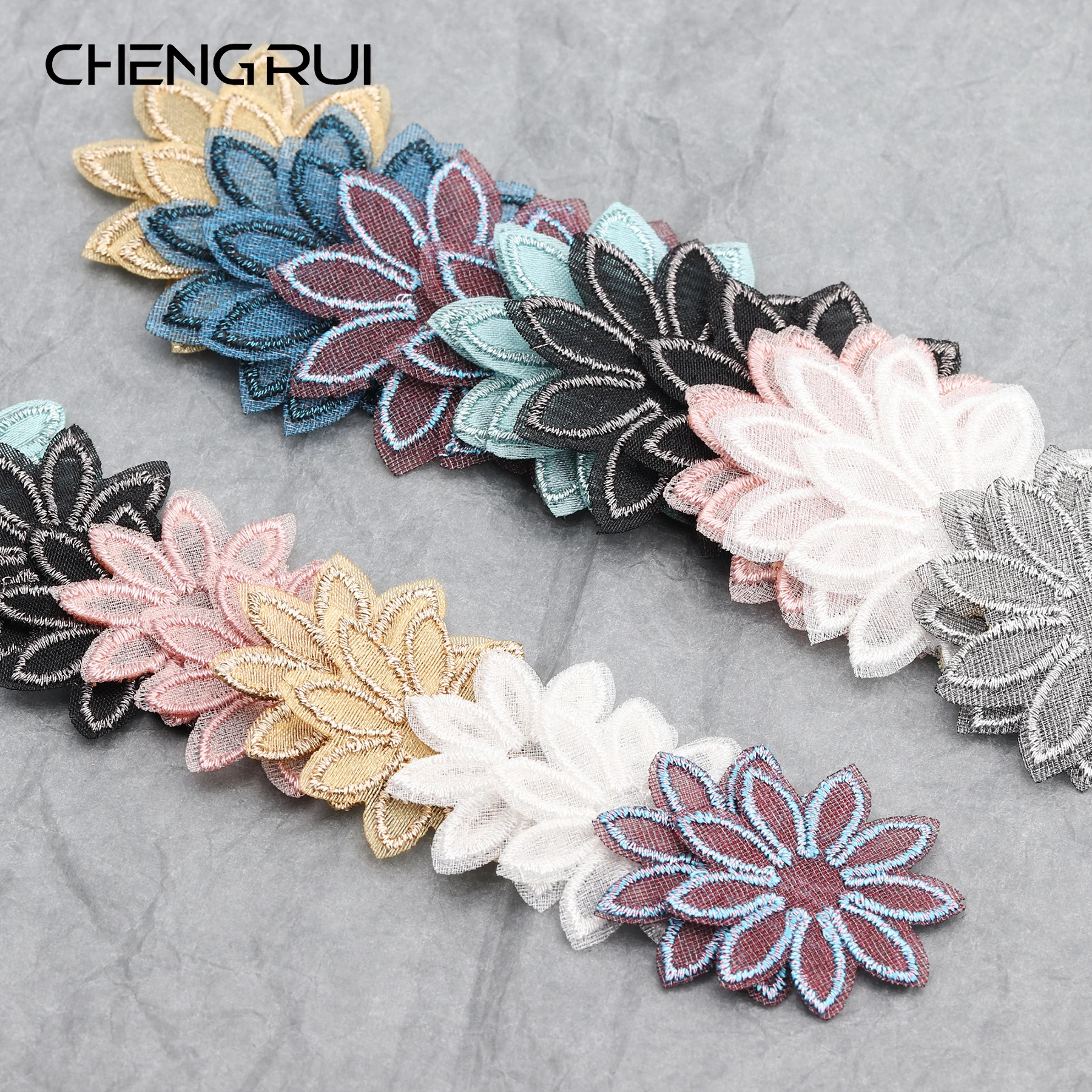 

CHENGRUI L214, jewelry making,crafts materials,hand made,craft supplies,flower shape,diy knitted patch,jewelry making,20pcs/lot