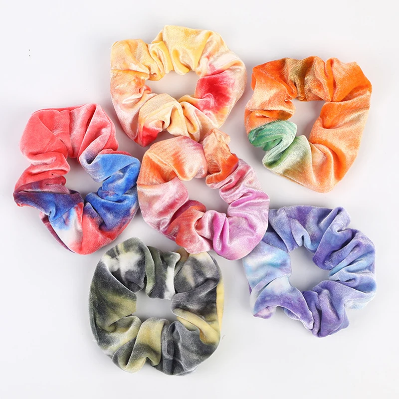 Женские эластичные резинки для волос мягкие бархатные резинка конского хвоста