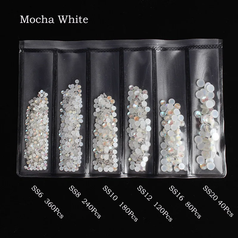 Микс SS6-SS20 без горячей фиксации Стразы светящиеся украшения для дизайна ногтей