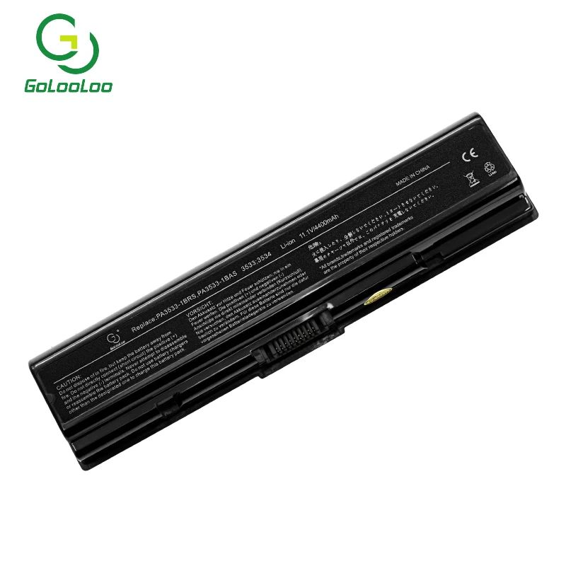 Аккумулятор Golooloo для ноутбука с 6 ячейками Toshiba PA3534U-1BRS PA3727U-1BRS PABAS098 PABAS174 Satellite A200 A215