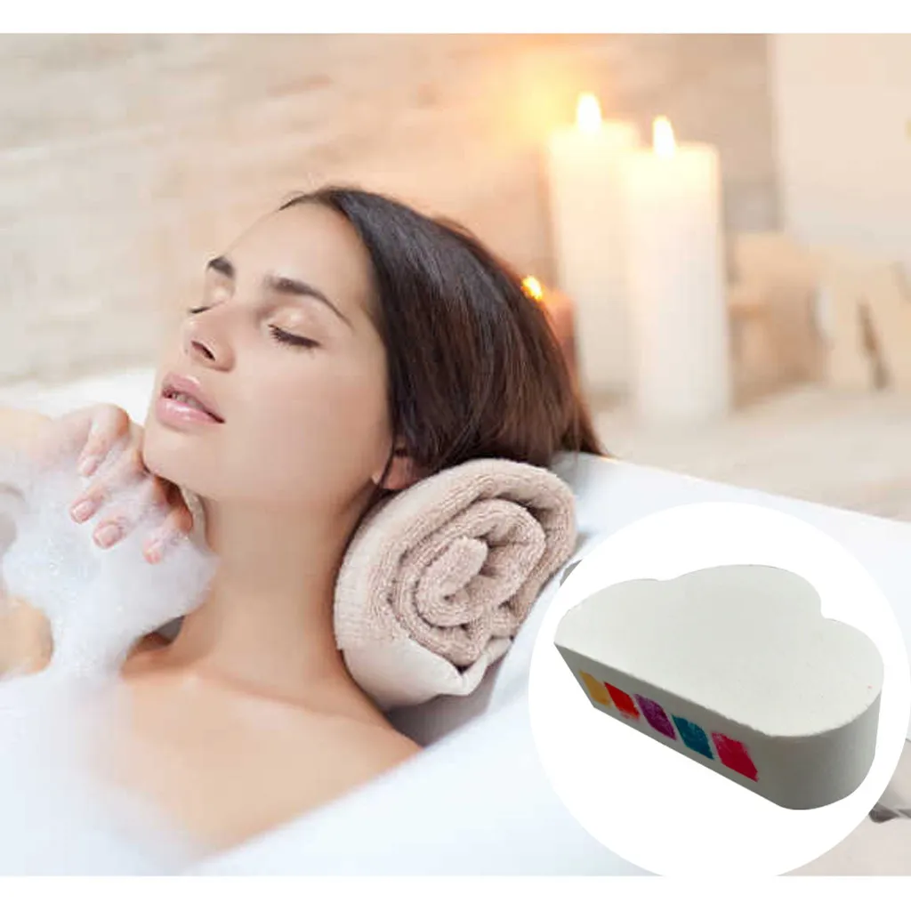 Облачная Ванна бомба Радуга облако Плавающие для ванны масляные шарики оптом DIY