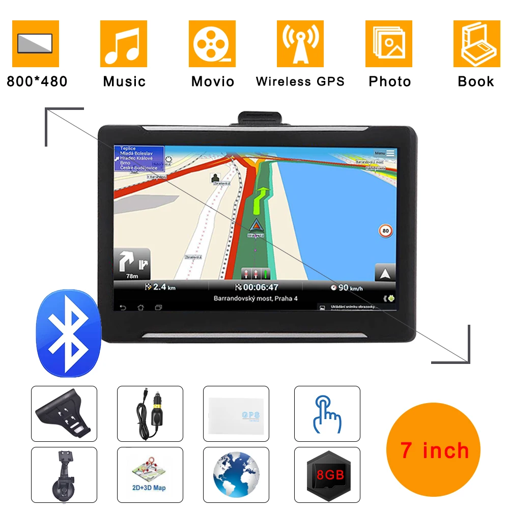 Gps навигатор LONGRUF 7 дюймов МБ|GPS для транспорта| |