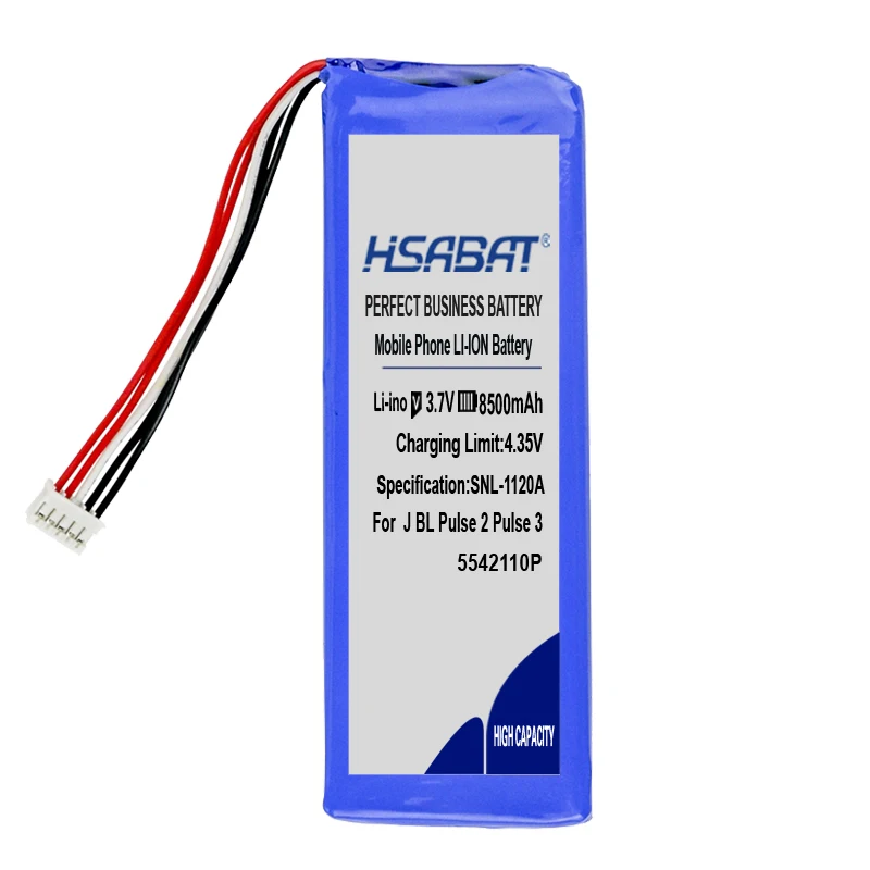HSABAT 8500 мАч P5542100-P 5542110P динамик батарея для JBL 2017DJ1714 APJBLPUESE3 Pulse 3 Pulse3 Pulse 2 Pulse II PULSE2BLKUS